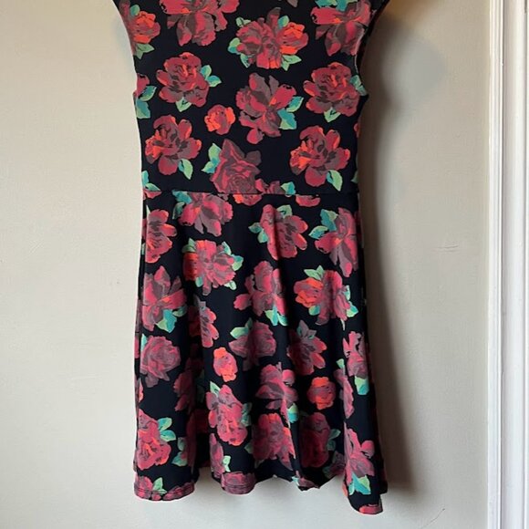 Talula Aritzia Palmetto Mini Skater Dress - Floral - Size M - Picture 4 of 5